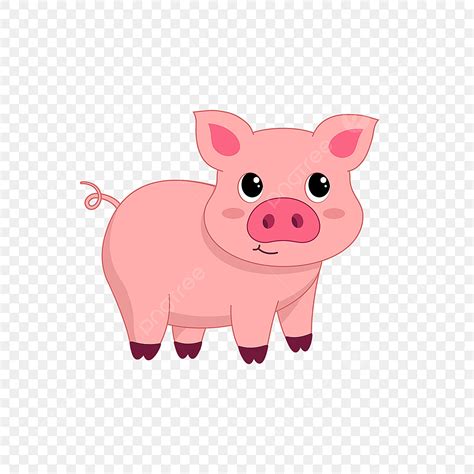 Piglet Pigs Vector Design Images, Pig Clipart Cartoon Pink Cute Piglet ...