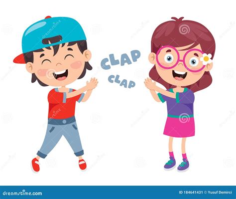 Cartoon Concept Of Clapping Hands | CartoonDealer.com #184641431