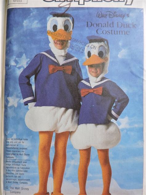 Donald Duck Costume Halloween Costume Party Stage Play Walt - Etsy