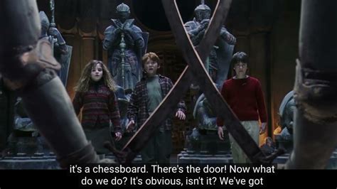 The Harry Potter Chess Scene Explained - YouTube