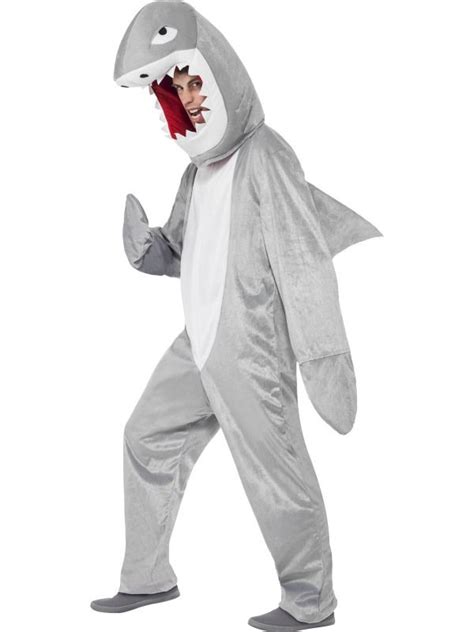 Adult-Shark-Costume-Party-Fancy-Dress-Snappy-Sea-Animal-Mens-Ladies ...