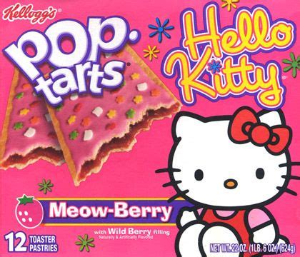 Hello Kitty Meow-Berry | Pop tarts, Hello kitty, Kitty