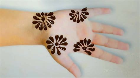 Easy mehndi design for baby hand | Mehndi 4 Beginners | mehndi designs ...