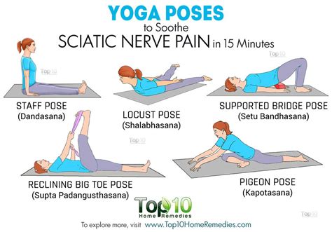 5 Yoga Poses to Relieve Sciatic Nerve Pain | Top 10 Home Remedies