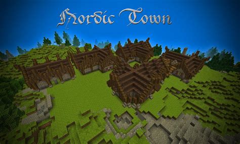 Nordic (Viking) Town Minecraft Project