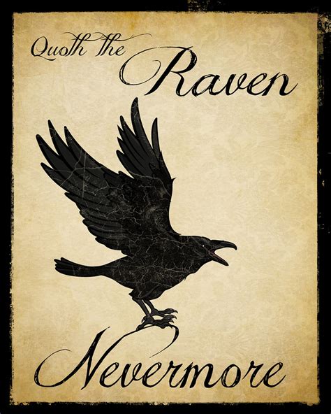 Edgar Allan Poe Love Quotes From The Raven / Quotes About Ravens ...