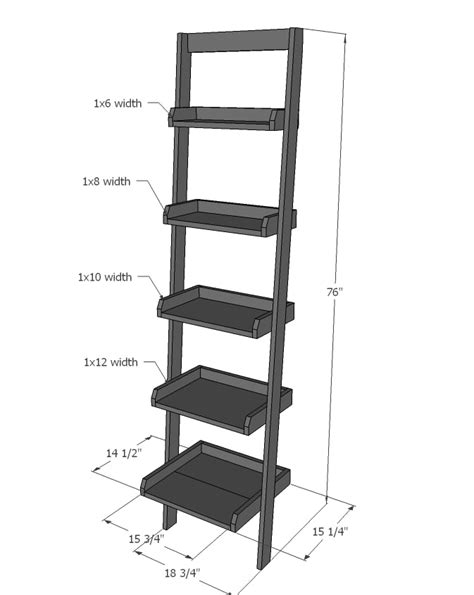 Corner Ladder Shelf Plans - kanariyareon