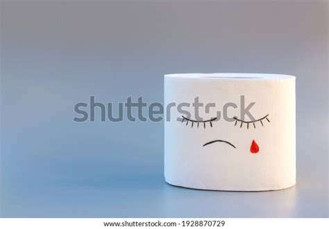 Toilet Paper Blood Concept Hemorrhoid Treatment Stock Photo 1928870729 ...