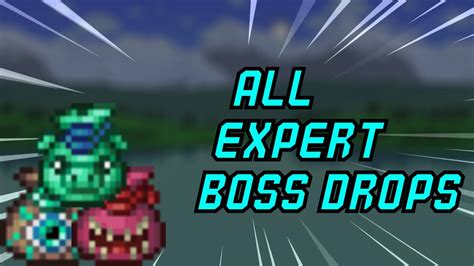 Terraria 1.4 | All Expert Mode Boss Drops - YouTube