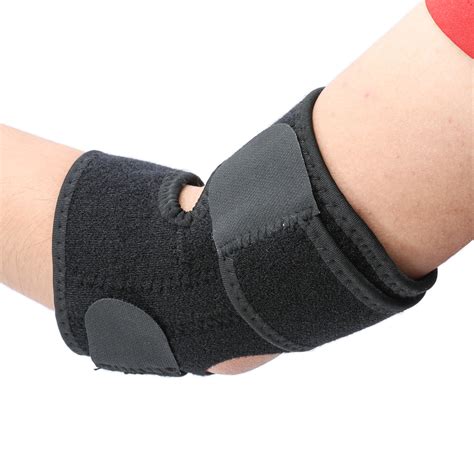 Adjustable Elbow Brace Breathable Neoprene Support with Dual-Spring ...