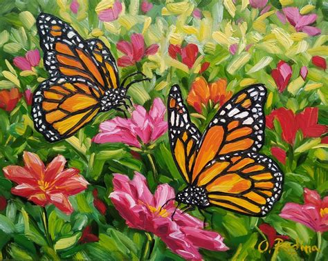 Monarch Butterfly Painting