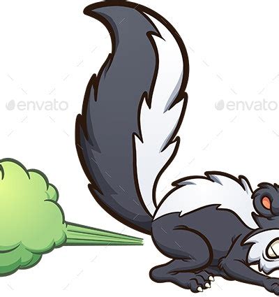 Skunk Spraying by memoangeles | GraphicRiver