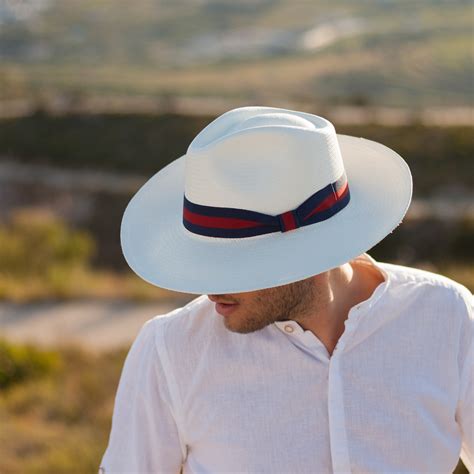 The Safari - Wide Brim Teardrop Panama Hat - Harder Wearing