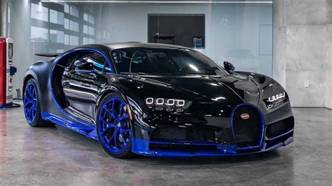 Nocturne And Spirit Blue 2018 Bugatti Chiron For Sale