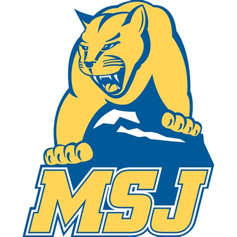 Mount St. Joseph University Lions Logo Flag SVG