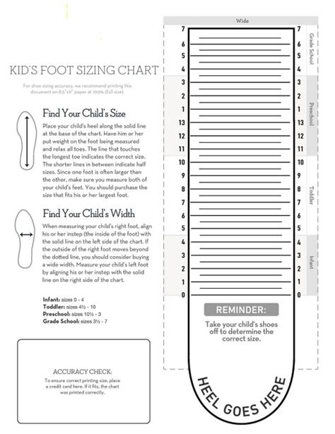 Womens Printable Shoe Size Chart | ubicaciondepersonas.cdmx.gob.mx