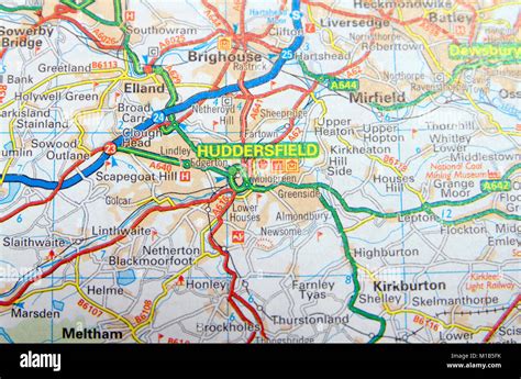 Huddersfield Bus Routes Map