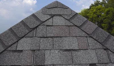 How to cap hip roof shingles on an asphalt shingle roof