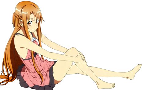 Sword Art Online, Anime, Anime Girls, Yuuki Asuna, Orange Eyes, Orange ...