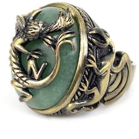 Quality Jack Sparrow Dragon Ring Pirates the Caribbean ($26) liked on ...