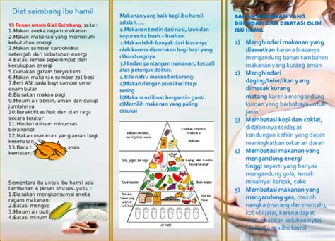 (PPT) leaflet gizi ibu hamil.ppt | Intan kumalasari - Academia.edu