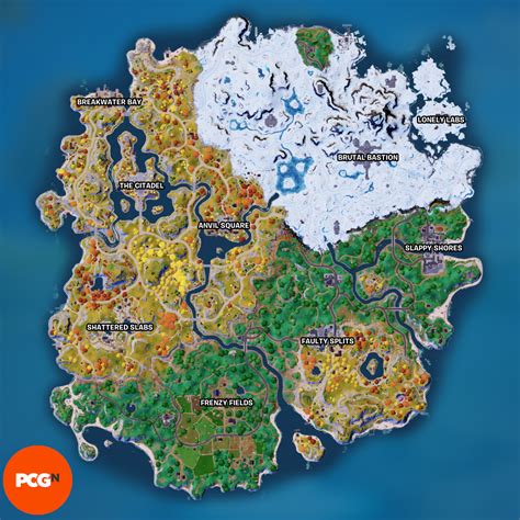 Fortnite Chapter 4 Season 1 map – how to find hotspots – Mind-Blowing Games