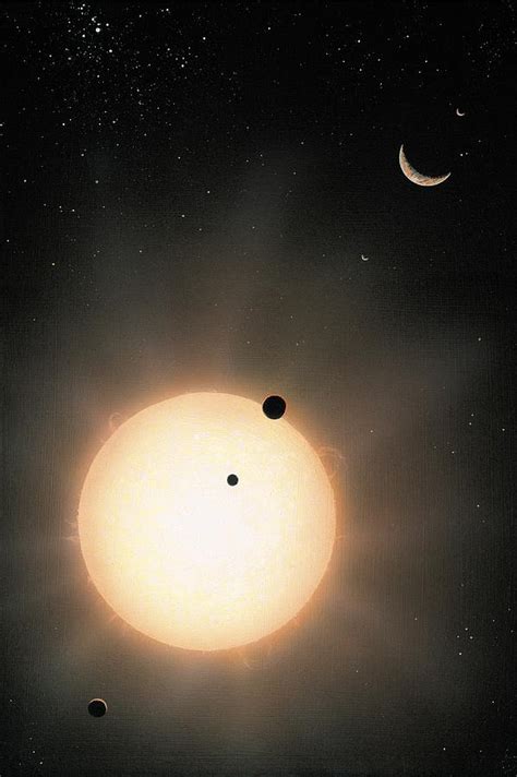 Kepler-11 Planetary System, Artwork Photograph by Richard Bizley | Pixels