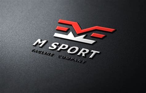 M SPORT Logo Template #Logo #SPORT #Logo #Template | Sports logo, M ...