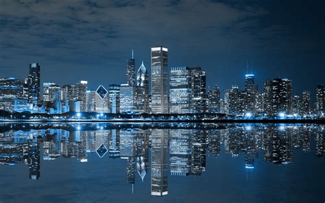 Chicago Skyline Wallpapers - Top Free Chicago Skyline Backgrounds ...