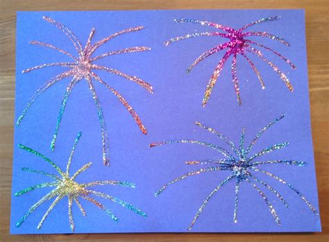 Fireworks Craft - Preschool Craft - Kids Craft