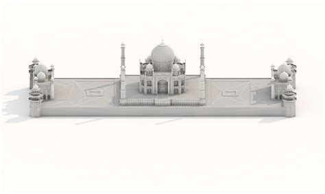 Taj Mahal 3D Model - TurboSquid 2192172