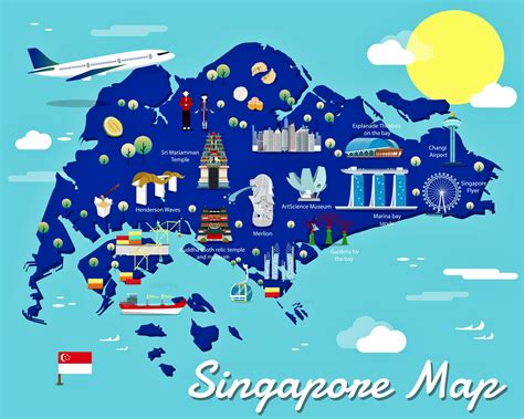 Singapore Map Singapore Tourist Map Singapore Tourist Attractions ...