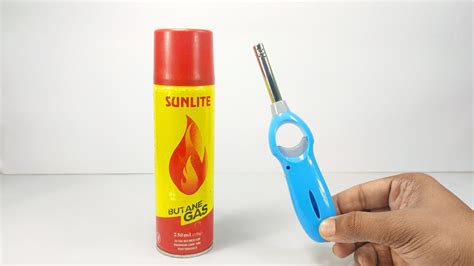 How to refill a lighter (Butane Gas) - YouTube