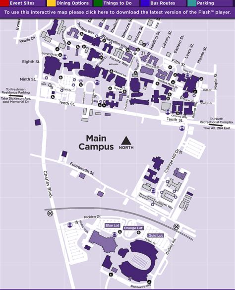 Ecu Main Campus Map | Images and Photos finder