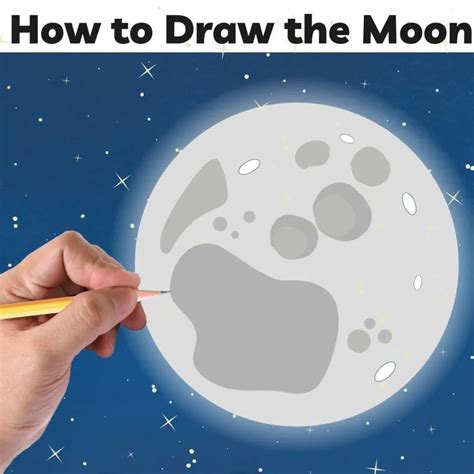 Moon Drawings For Kids