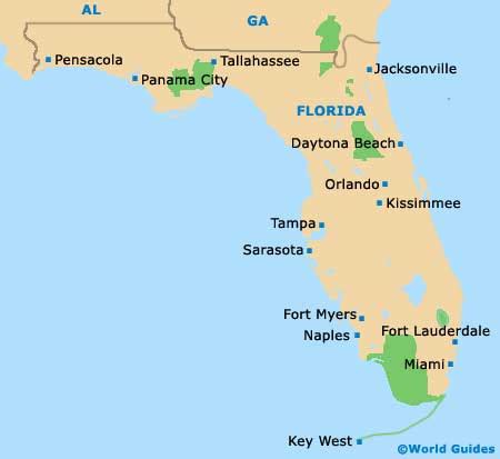 Map Of Florida Showing Naples - Allyce Maitilde