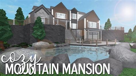 Mountain Modern Home Bloxburg in 2024 | Mountain mansion, Mansions ...