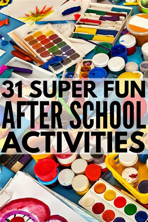 What to Do After School: 31 After School Activities for Kids ...