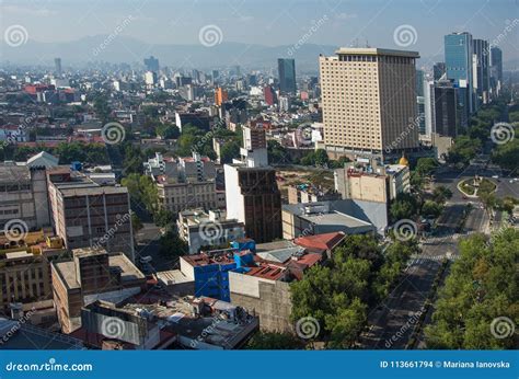 Paseo De La Reforma Square - Mexico City, Mexico Editorial Stock Image ...