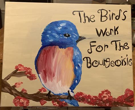 Meme Art The Birds Work The Bourgeoisie | Art, Birds, Painting