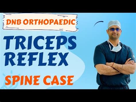 Triceps Reflex (DNB/MS practical Orthopaedics examination) - YouTube