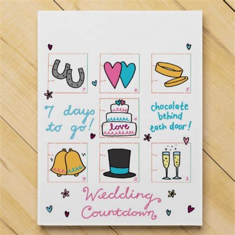 Wedding Countdown Countdown Calendar | Zazzle