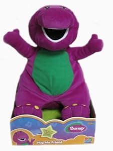 Amazon.com: Barney 12" Huggable Friend Barney Plush Doll: Toys & Games