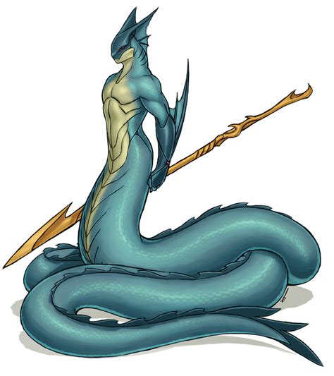 Naga (male) by luigiix.deviantart.com on @DeviantArt | Creature concept ...