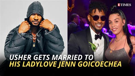 Singer Usher marries his longtime girlfriend Jennifer Goicoechea in Las ...