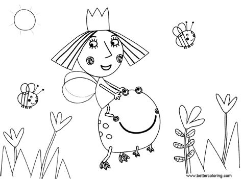 Ben And Holly Coloring Pages - Free Printable Coloring Pages