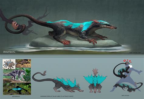 ArtStation - Ahuizotl Creature Design Concept Art