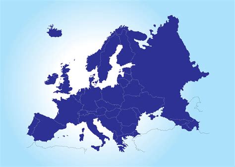 Map Of Europe Vector Art & Graphics | freevector.com