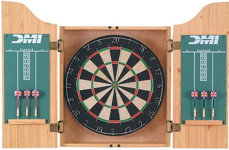 DMI Sports Deluxe Bristle Dartboard Cabinet Set | Dart board cabinet ...