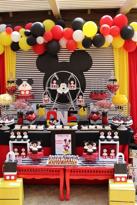 Mickey Mouse Birthday Party Ideas | Photo 1 of 10 | Mickey mouse ...